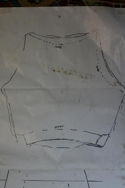 Pattern after drawing out